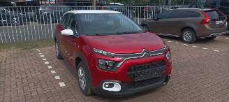 Auto incidentate Citroën C3 1.2-Benzine Red Pearl& White Led Dab Stoelverwarming Lichtautomaat CruiseControl 2022/11