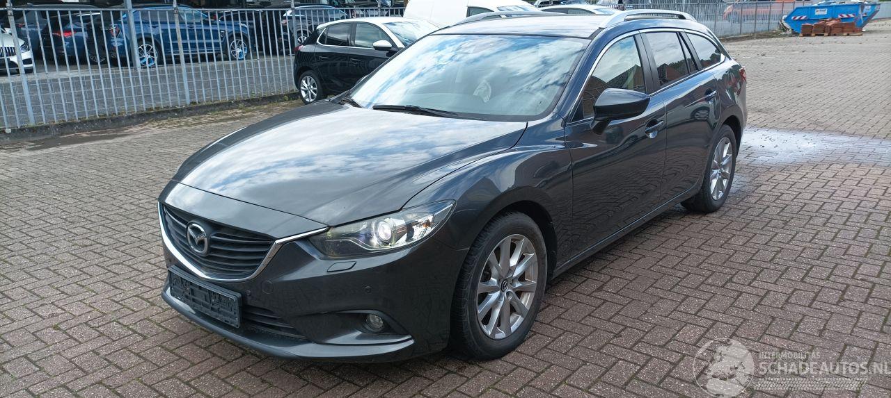 Mazda 6 Bj:09-2013 2.0 Benzine 165pk Automatik Navi Xenon Climatecontrol CruiseControl Stoelverwarming Lichtautomaat Privacyglas