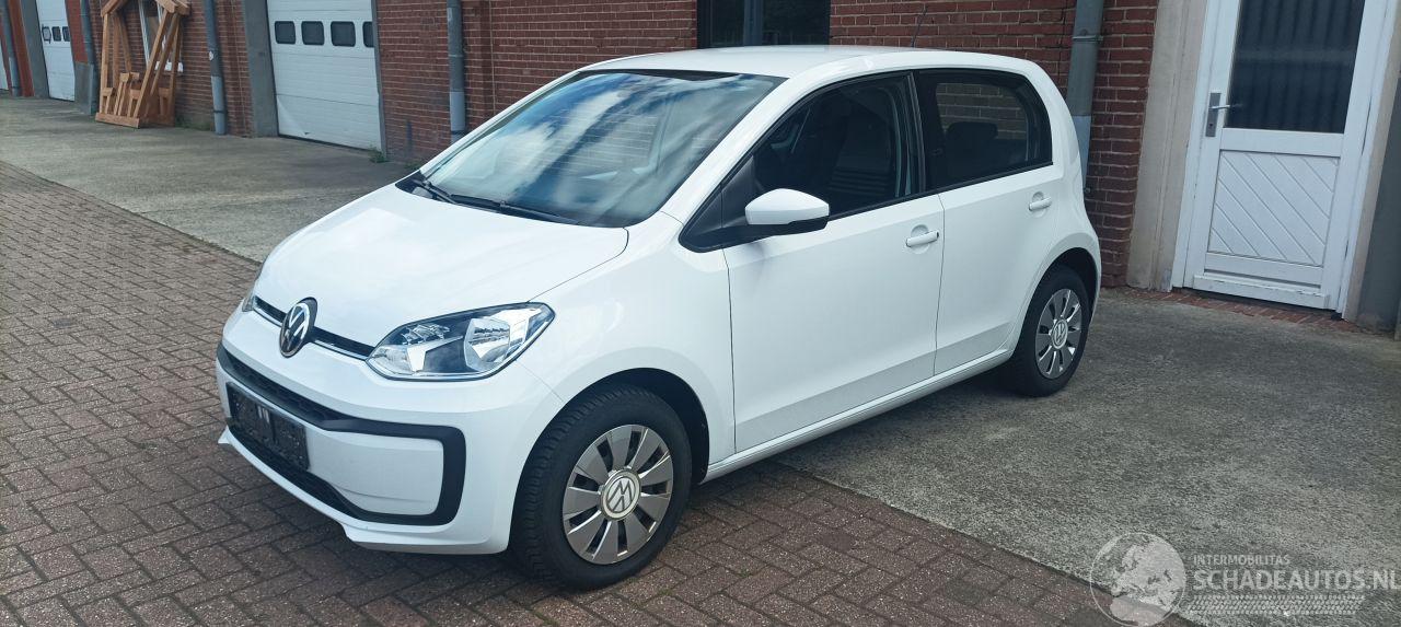 Volkswagen Up! 1.0-Mpi 65pk Airconditioning Navigatie-Houder Cruisecontrol Bordcomputer Stoelverwarming Radio DAB Achteruitrijcamera Parkeersensoren Led dagrijverlichting Elek-Ramen Centrale vergrendeling met afstandsbediening Start-Stop systeem
