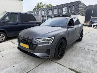 Voiture accidenté Audi E-tron 55 QUATRO Advanced 95 kWh -LEDER-NAVI-360 CAMERA-PANO 2018/12