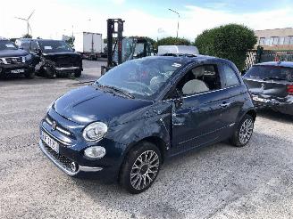 damaged passenger cars Fiat 500 1.0  HYBRIDE 2021/2