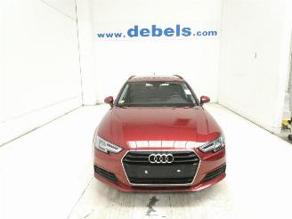 damaged passenger cars Audi A4 2.0D AVANT 2018/6