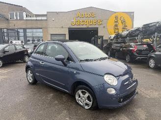 damaged passenger cars Fiat 500 LOUNGE CABRIO 2014/1