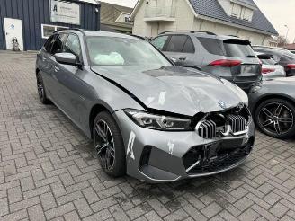 Damaged car BMW 3-serie 20e Touring M Sport Panorama Laser Plug in 2023/7