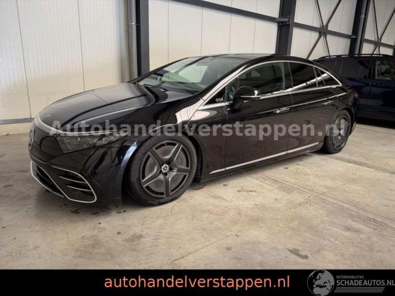 Mercedes EQS 350+ AMG Line 90KWH Pano Burm Leder