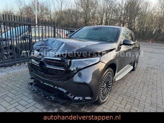 Damaged car Mercedes EQC 400 4Matic AMG HUD 300KW FULL CAR 2023/9