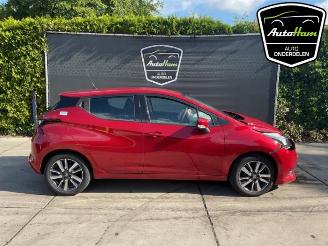 damaged passenger cars Nissan Micra Micra (K14), Hatchback, 2016 / 2025 1.0 12V 2018/5