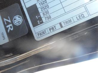 MG ZR ZR Hatchback 1.4 16V 105 (14K4F) [76kW]  (06-2001/05-2005) picture 8