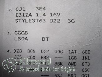 Seat Ibiza Ibiza IV (6J5) Hatchback 5-drs 1.4 16V (CGGB) [63kW]  (03-2008/05-2015=
) picture 11