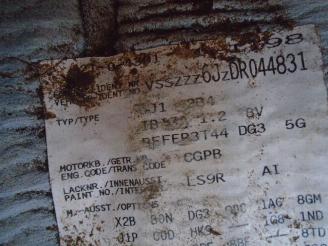 Seat Ibiza 1.2 benzine  Kleurcode LS9R picture 10