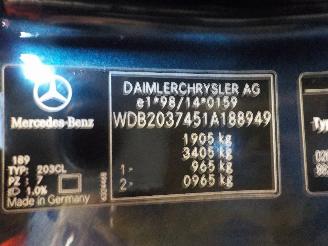 Mercedes C-klasse C Sportcoupé (C203) Hatchback 2.0 C-200K 16V (M111.955) [120kW]  (03=
-2001/05-2002) picture 5