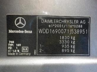 Mercedes A-klasse A (W169) Hatchback 2.0 A-180 CDI 16V (OM640.940(Euro 4)) [80kW]  (09-2=
004/06-2012) picture 5