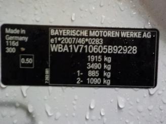 BMW 1-serie 1 serie (F20) Hatchback 5-drs 116d 1.5 12V TwinPower (B37-D15A) [85kW]=
  (03-2015/06-2019) picture 5