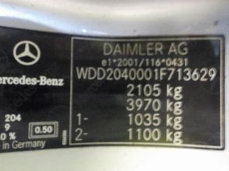 Mercedes C-klasse C (W204) Sedan 2.2 C-180 CDI 16V BlueEFFICIENCY (OM651.913) [88kW]  (0=
4-2010/03-2014) picture 5