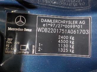 Mercedes S-klasse S (W220) Sedan 5.0 S-500 V8 24V (M113.960) [225kW]  (10-1998/08-2005) picture 5