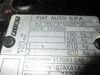 Fiat Seicento (187) hatchback 0.9 spi (170.a.1046)  (01-1998/12-2003) picture 1