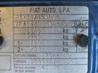 Fiat Punto ii (188) hatchback 1.2 60 s 5-drs. (188.a.4000)  (05-1999/07-2003) picture 4