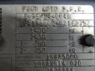 Fiat Punto ii (188) hatchback 1.2 16v 3-drs. (188.a.5000)  (05-1999/05-2003) picture 5