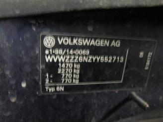 Volkswagen Polo (6n2) hatchback 1.4 (akk)  (10-1999/09-2001) picture 5