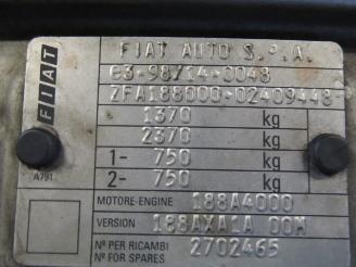 Fiat Punto ii (188) hatchback 1.2 60 s (188.a.4000)  (09-1999/12-2010) picture 5