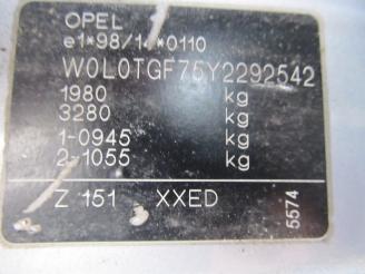 Opel Zafira (f75) mpv 1.8 16v (x18xe1)  (04-1999/09-2000) picture 5