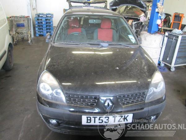 Renault Clio ii (bb/cb/sb) hatchback 1.2 16v (d4f-712)  (06-2001/10-2007)