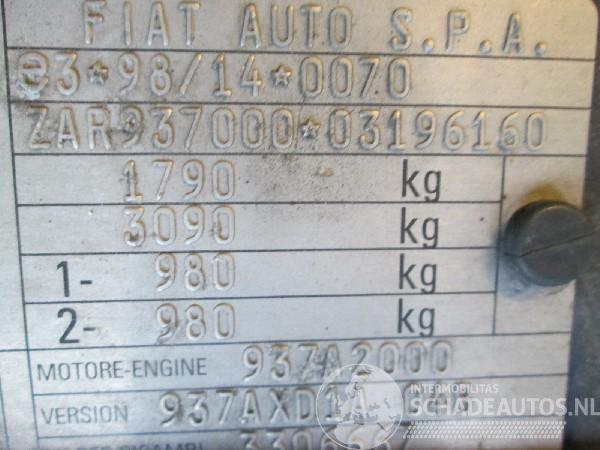 Alfa Romeo 147 (937) hatchback 1.9 jtd (937.a.2000)  (05-2001/06-2004)