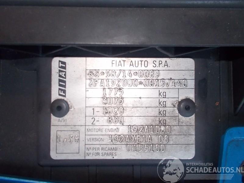 Fiat Stilo (192a/b) hatchback 1.9 jtd 115 (192.a.1000)  (01-2004/12-2007)