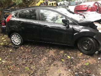 rozbiórka samochody osobowe Ford Fiesta diesel- 1600cc 2012 zwart 2012/1