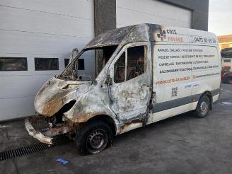 damaged passenger cars Mercedes Sprinter Sprinter 3,5t (907.6/910.6), Van, 2018 316 CDI 2.1 D RWD 2019/1